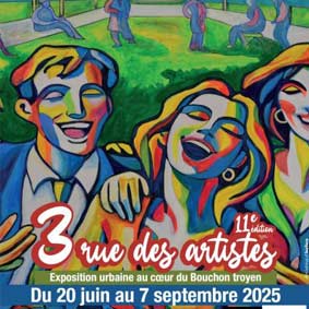 3 rue des artistes exposition art Troyes