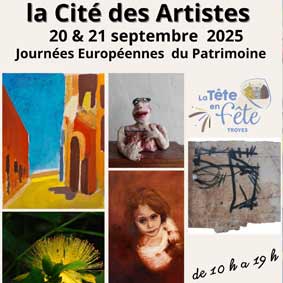 cité des artistes Troyes Nonoss journées européennes du patrimoine