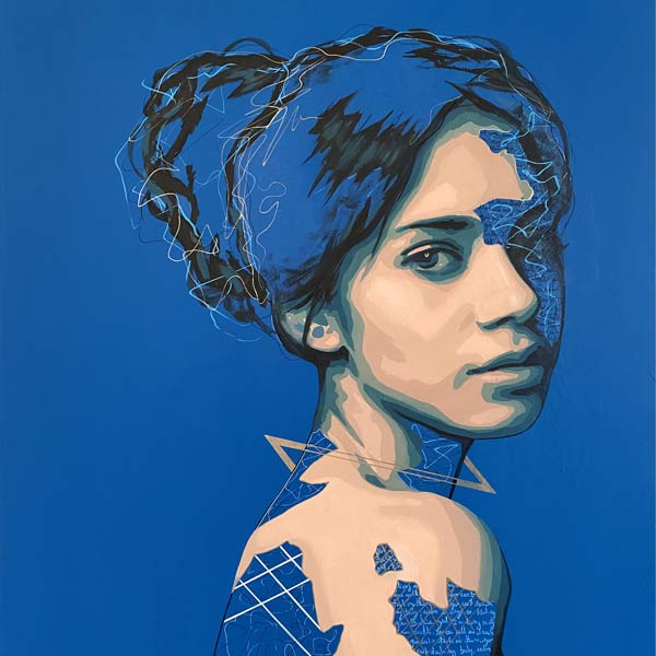 Katheryn, portrait contemporain entre visible et invisible