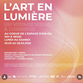 L'art en lumière exposition à Reims