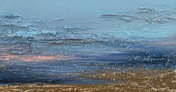 art contemporain oeuvres abstraites Nonoss - série clartés obscures