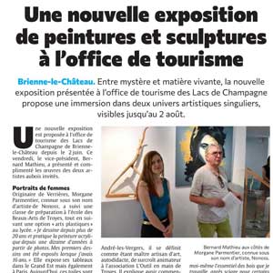 Exposition Nonoss "Naturellement féminin" Office du Tourisme Brienne-le-château, Grands lacs de Champagne 2026